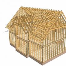 Как быстро построить деревянный каркас дома своими руками?